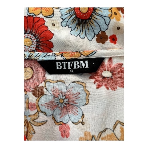 EUC BTFBM boho floral empire waist dress – size XL - Picture 8 of 10